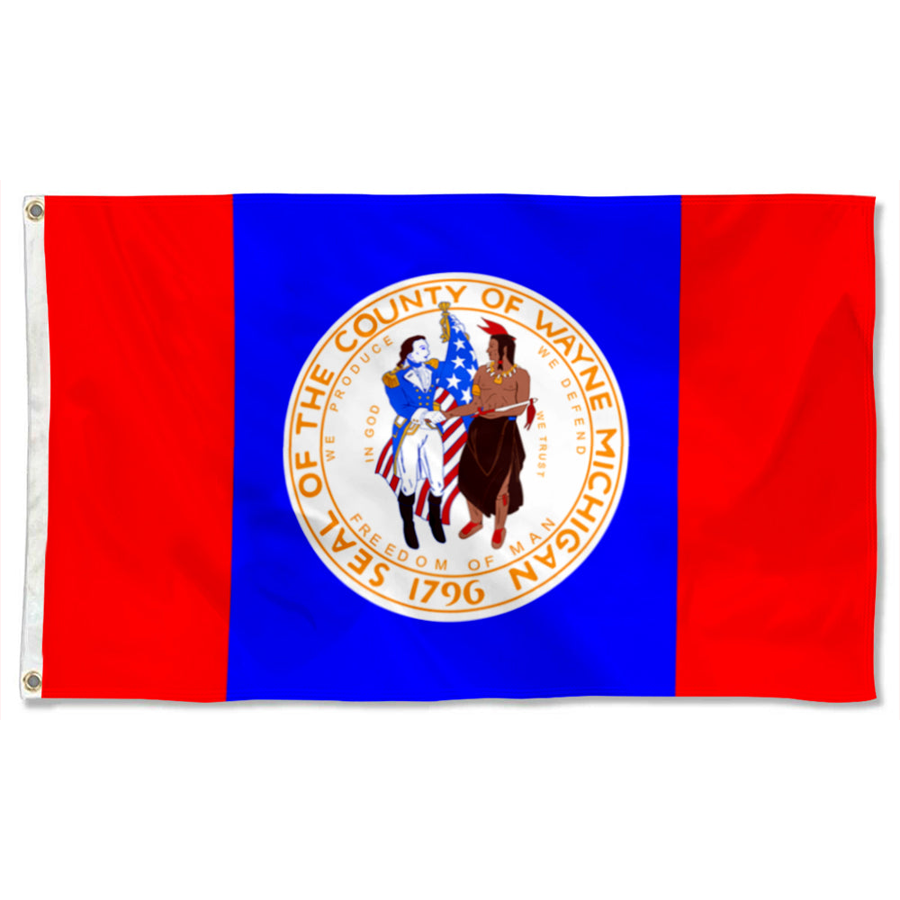 Fyon Wayne County Flag Banner