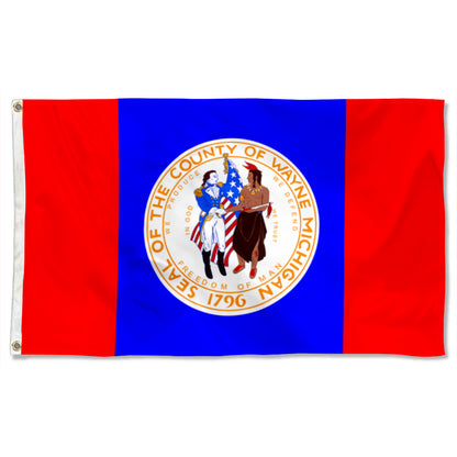 Fyon Wayne County Flag Banner