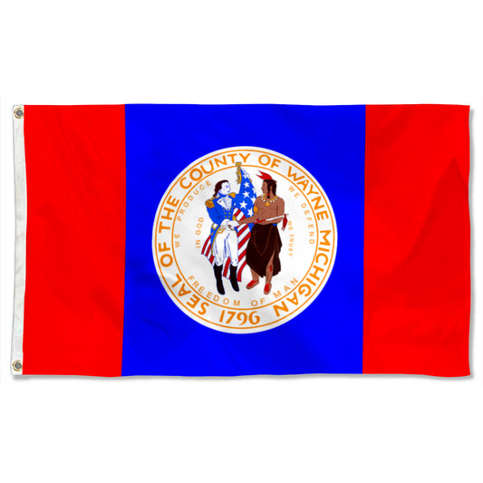 Fyon Wayne County Flag Banner