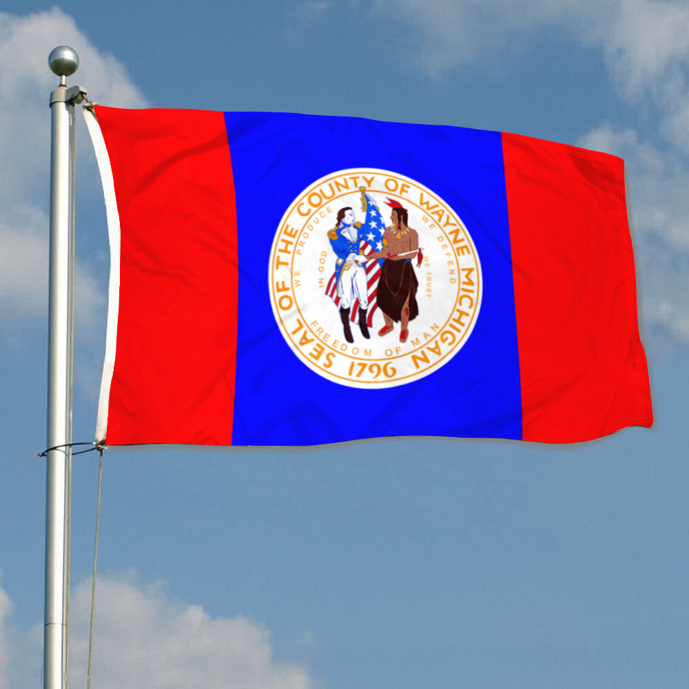 Fyon Wayne County Flag Banner