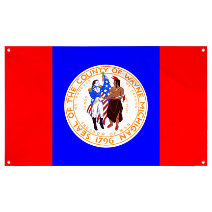 Fyon Wayne County Flag Banner