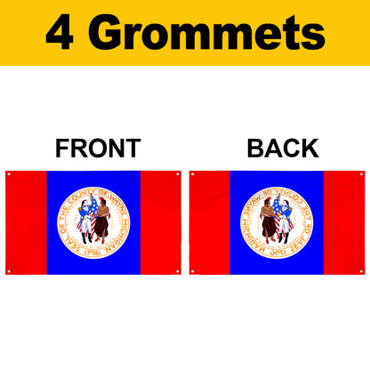 Fyon Wayne County Flag Banner