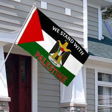 Fyon We Stand with Palestine Flag Indoor and outdoor banner