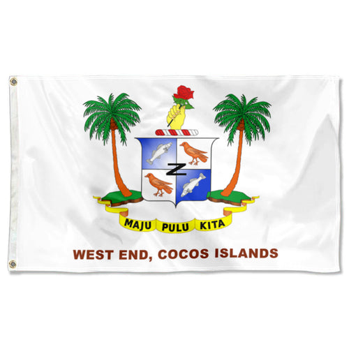 Fyon Double-sided West End, Cocos Islands Flag Banner