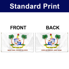 Fyon Double-sided West End, Cocos Islands Flag Banner