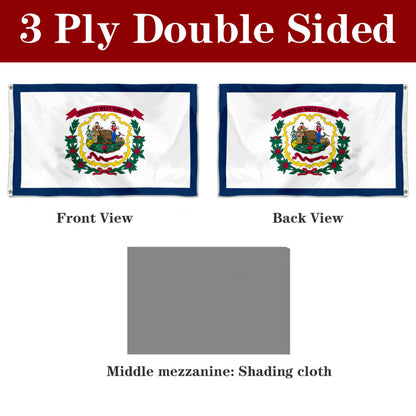 Fyon West Virginia Flag Banner