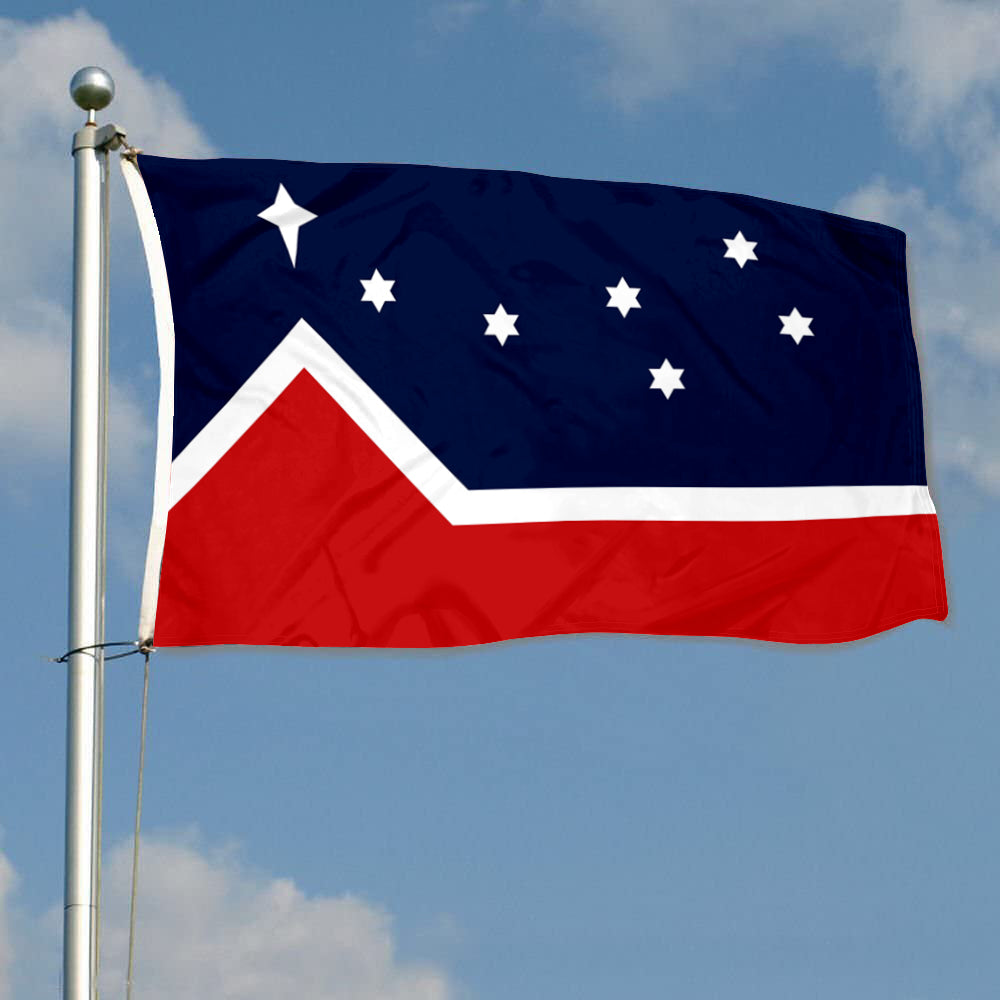 Fyon First seen at The 1987 Founding Convention of The Western Independence Association of Canada in Edmonton Flag Banner