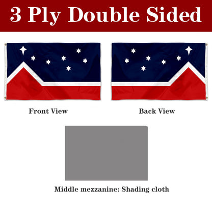 Fyon First seen at The 1987 Founding Convention of The Western Independence Association of Canada in Edmonton Flag Banner