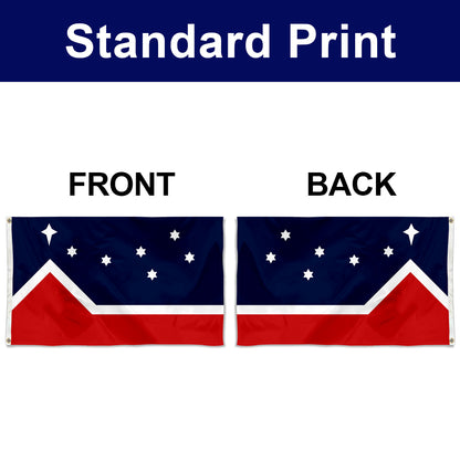 Fyon First seen at The 1987 Founding Convention of The Western Independence Association of Canada in Edmonton Flag Banner