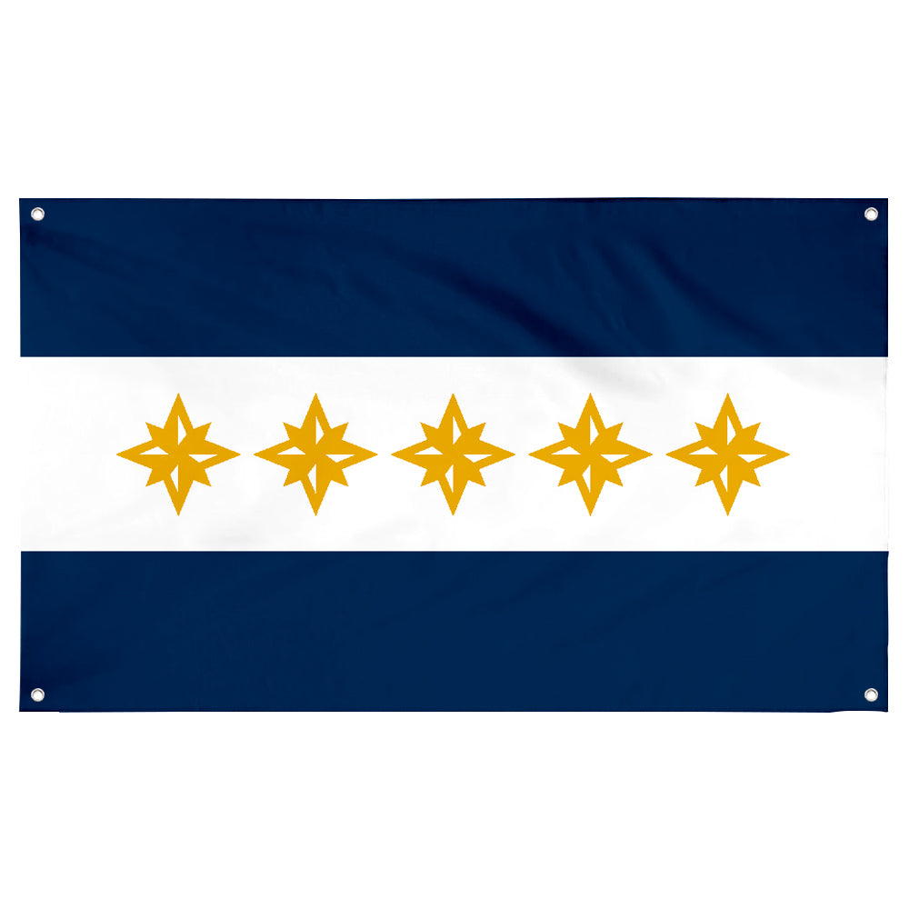 Fyon Wheeling, West Virginia Flag Banner