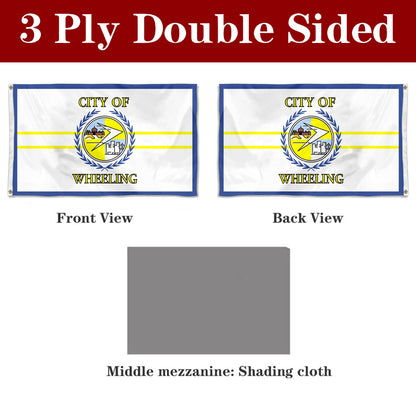 Fyon Wheeling, West Virginia (1968–2018) Flag Banner
