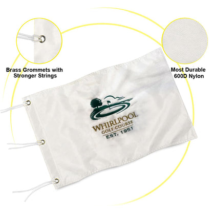Fyon Whirlpool Golf Course Golf Pin Flag Banner Grommet