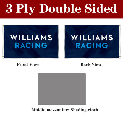 Fyon Williams Racing Grommet Flag Banner