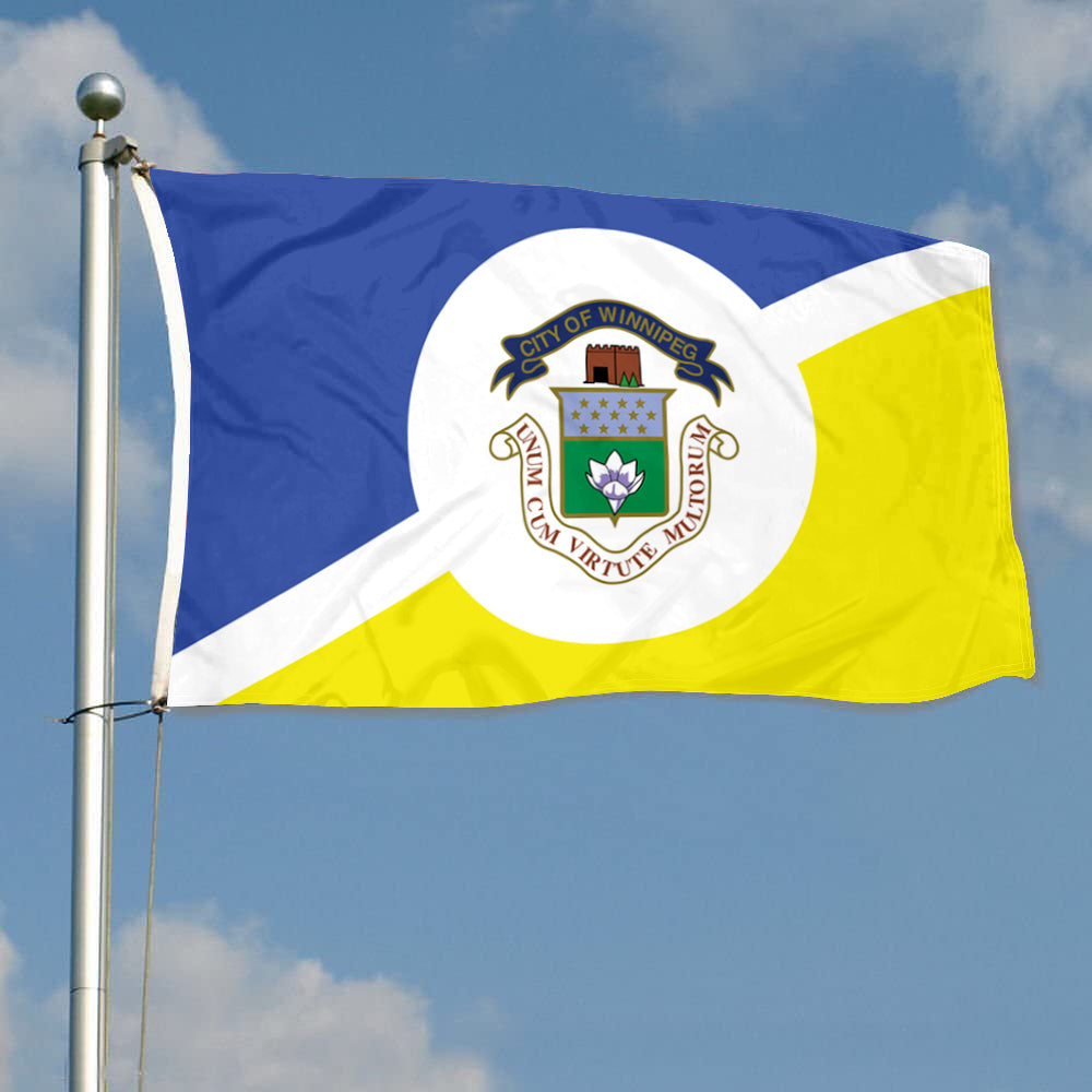 Fyon Winnipeg, Canada Flag Banner