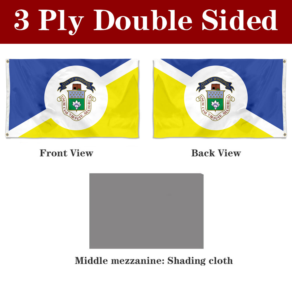 Fyon Winnipeg, Canada Flag Banner