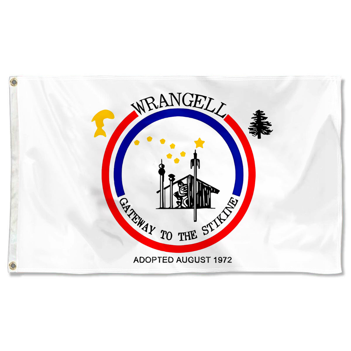 Fyon Wrangell, Alaska Flag Banner