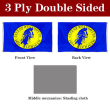 Fyon Double-sided Wyandotte, Michigan Flag Banner