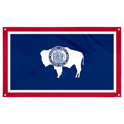 Fyon Wyoming Flag Banner