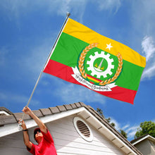 Fyon Yangon Region, Myanmar Flag  Indoor and outdoor banner