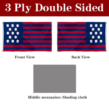 Fyon Yorktown Simcoe (U.S. 13 Star) Flag Banner