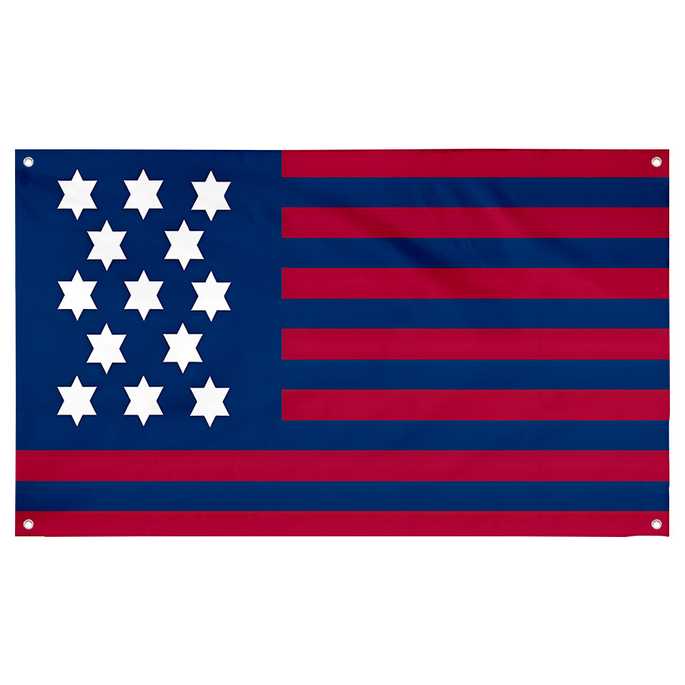 Fyon Yorktown Simcoe (U.S. 13 Star) Flag Banner
