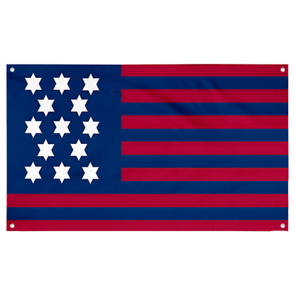 Fyon Yorktown Simcoe (U.S. 13 Star) Flag Banner