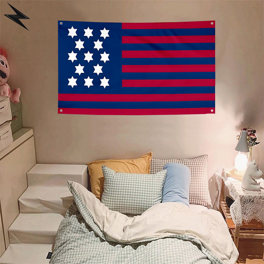 Fyon Yorktown Simcoe (U.S. 13 Star) Flag Banner