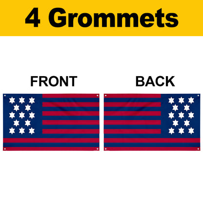 Fyon Yorktown Simcoe (U.S. 13 Star) Flag Banner