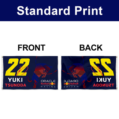 Fyon Yuki Tsunoda 22# Flag Racing Flags Banner