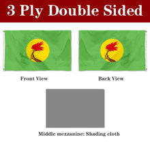 Fyon Double-sided Zaire(1971-1997) Flag Banner