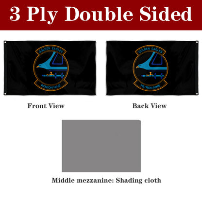 Fyon Double-sided VP-9 Golden Eagles Flag Banner