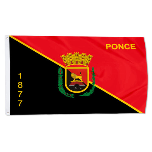 Fyon Ponce, Puerto Rico Flag 1877 Banner 92523