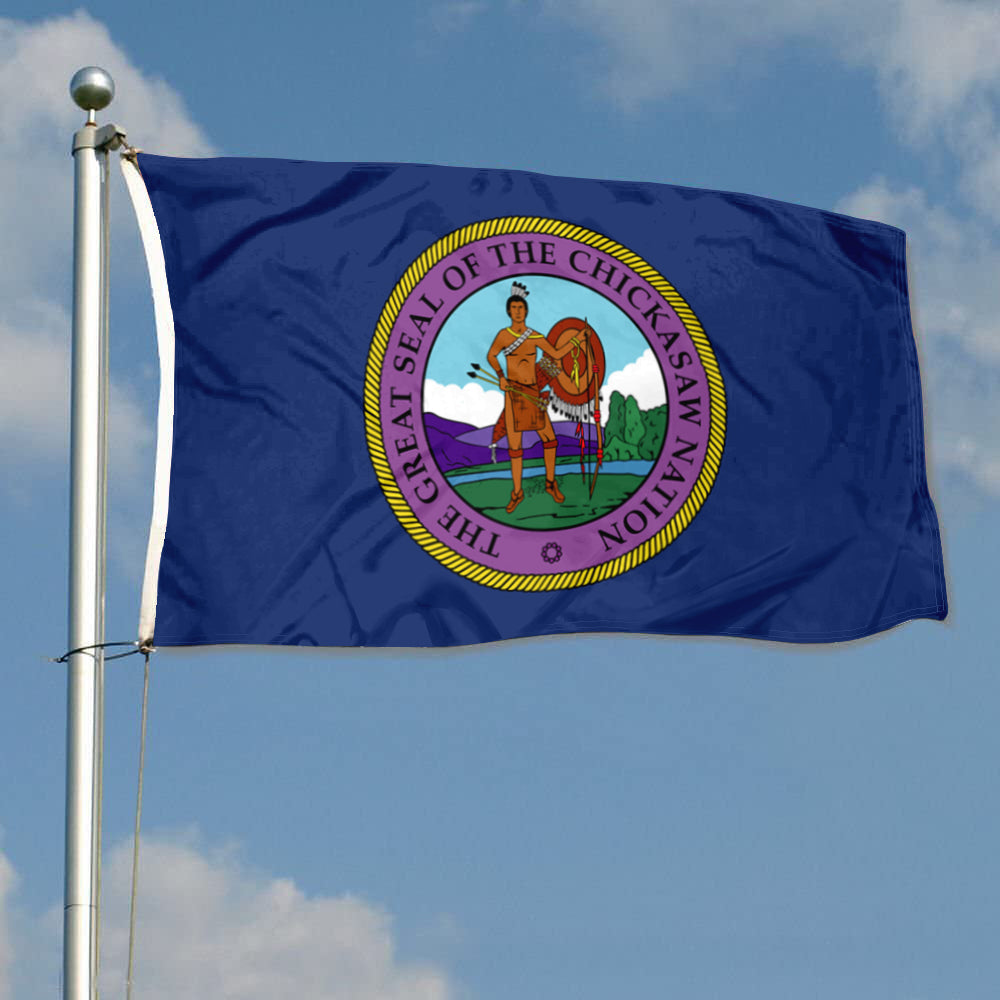 Fyon the Chickasaw Nation Flag Banner