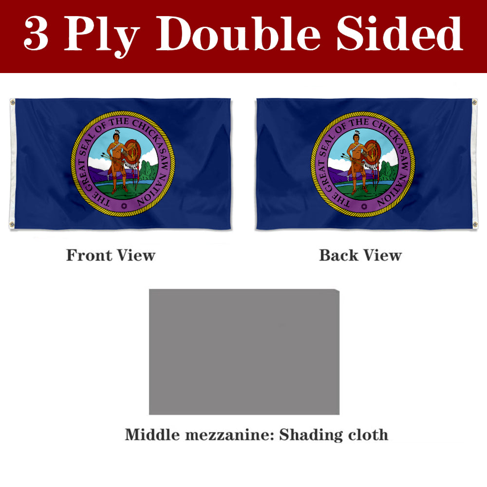 Fyon the Chickasaw Nation Flag Banner
