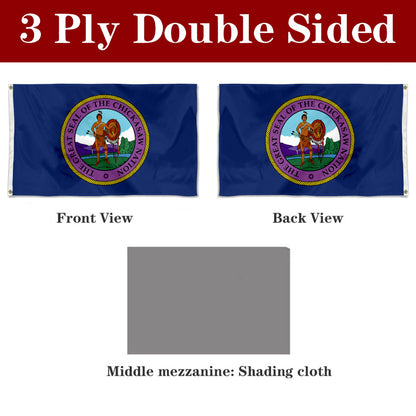 Fyon the Chickasaw Nation Flag Banner