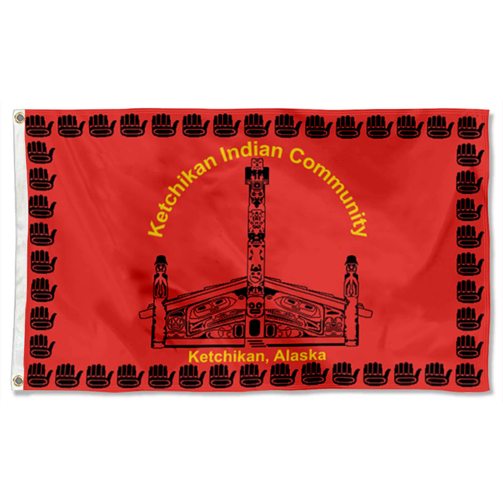 Fyon the Ketchikan Indian Community Flag Banner
