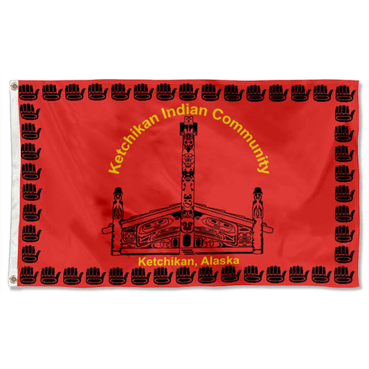 Fyon the Ketchikan Indian Community Flag Banner
