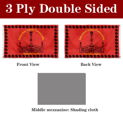 Fyon the Ketchikan Indian Community Flag Banner