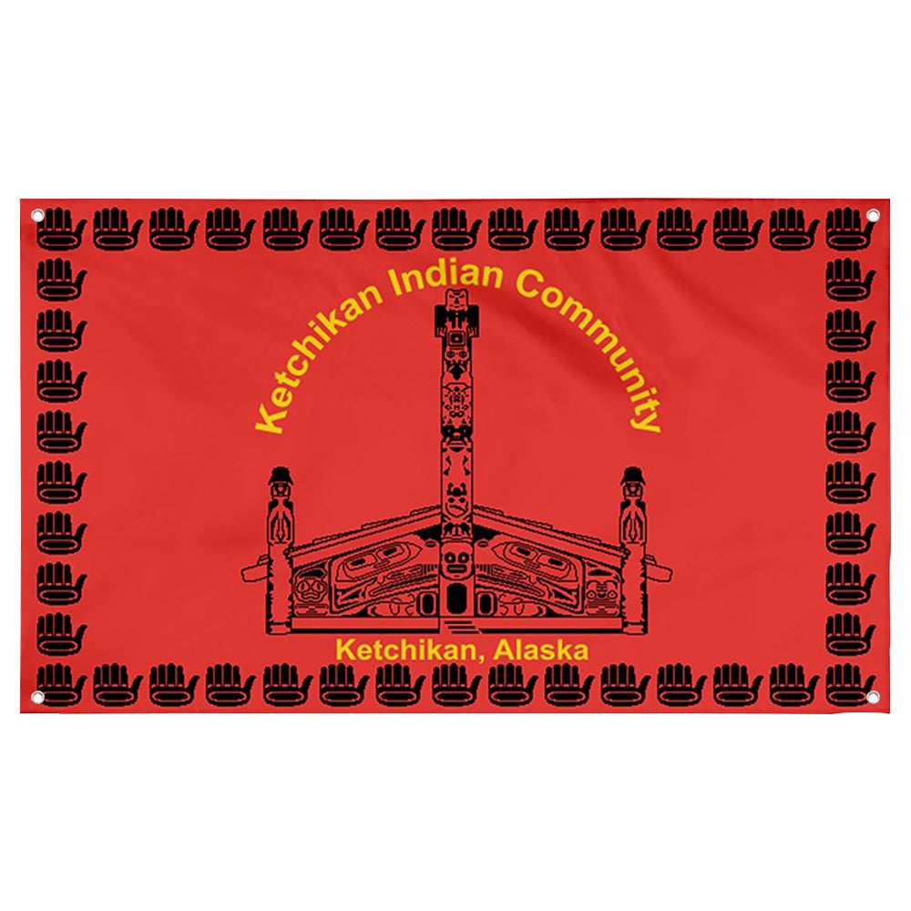Fyon the Ketchikan Indian Community Flag Banner