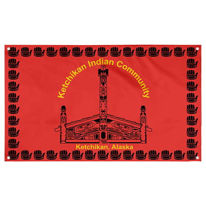 Fyon the Ketchikan Indian Community Flag Banner
