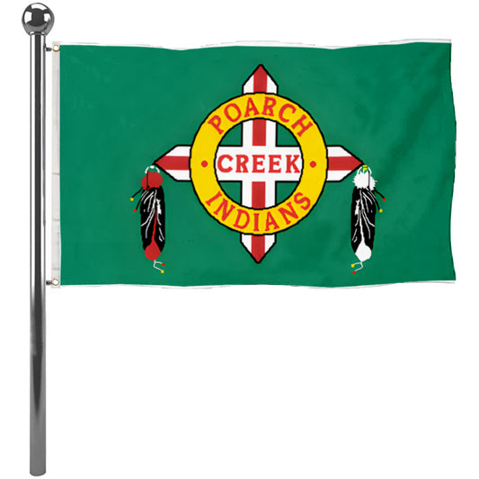 Fyon the Poarch Band of Creek Indians Flag Banner