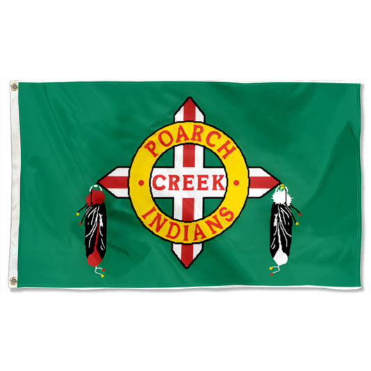 Fyon the Poarch Band of Creek Indians Flag Banner