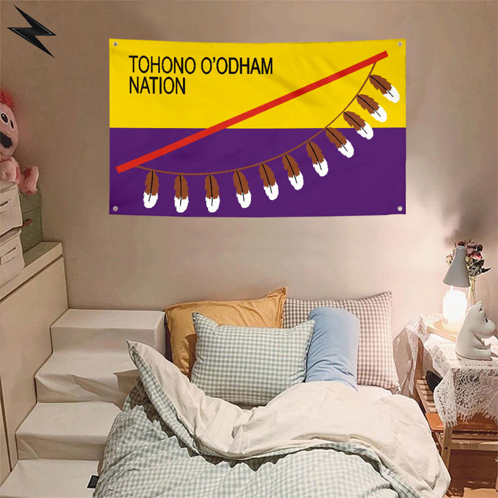 Fyon the Tohono Oʼodham Nation Flag Banner