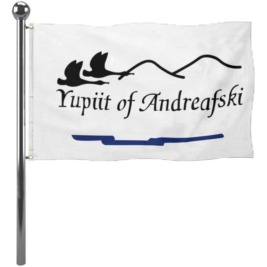 Fyon the Yupiit of Andreafski Flag Banner
