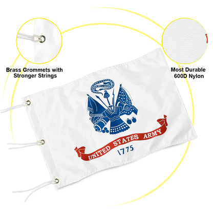 Fyon US Army Standard Golf Pin Flag Banner Grommet