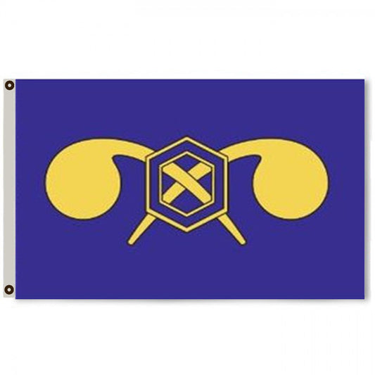 The Chemical Corps guidon flag