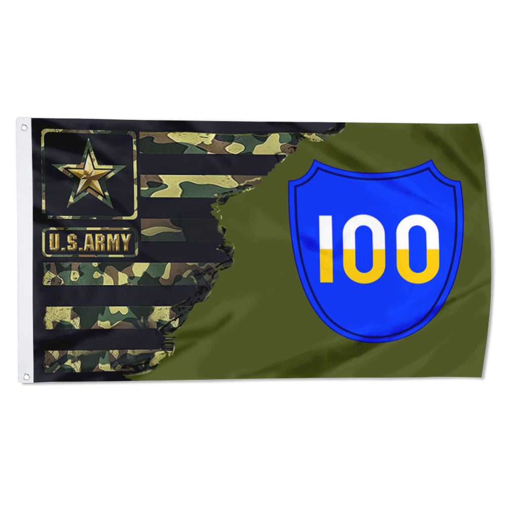 Fyon 100th Infantry division Flag Banner