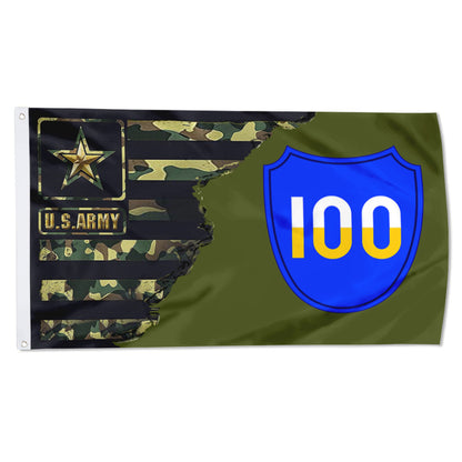 Fyon 100th Infantry division Flag Banner