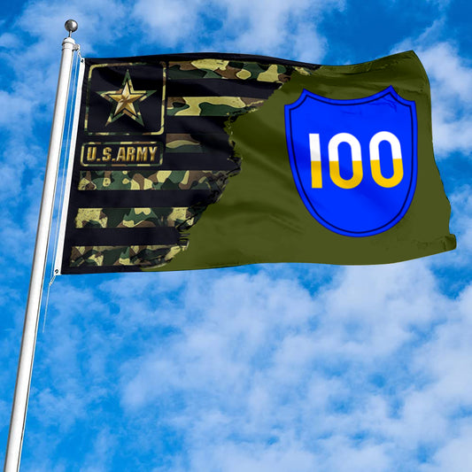 Fyon 100th Infantry division Flag Banner