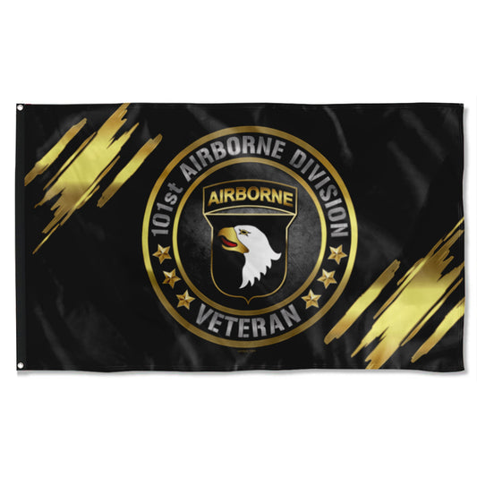 Fyon 101St Airborne Division Veteran Flag Indoor and outdoor banner